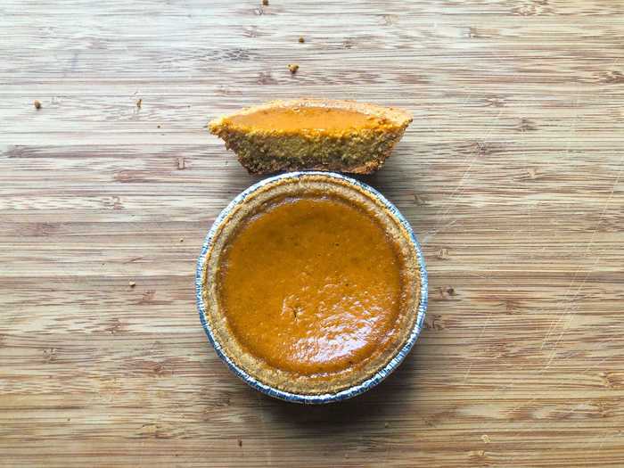 Using pumpkin pie spice made almost no difference in flavor.