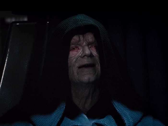 48. Emperor Palpatine ("Star Wars" franchise)