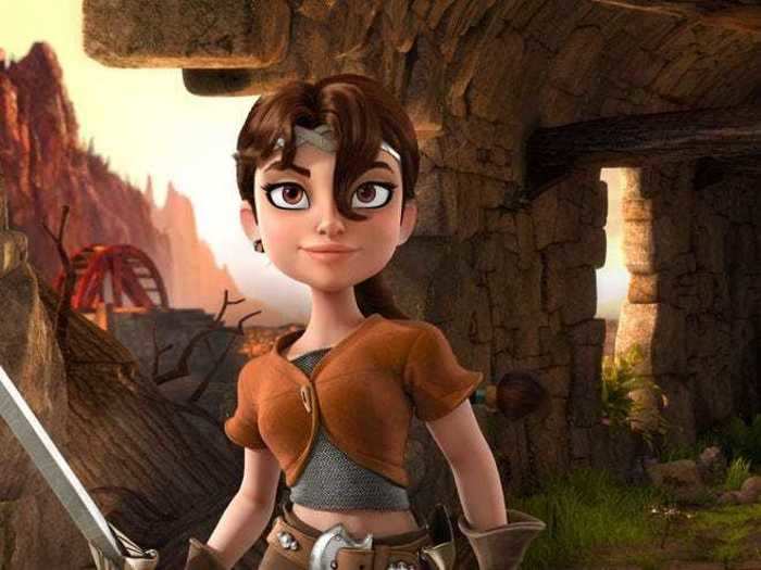 23. She starred in the 2013 animated fantasy "Justin and the Knights of Valour."