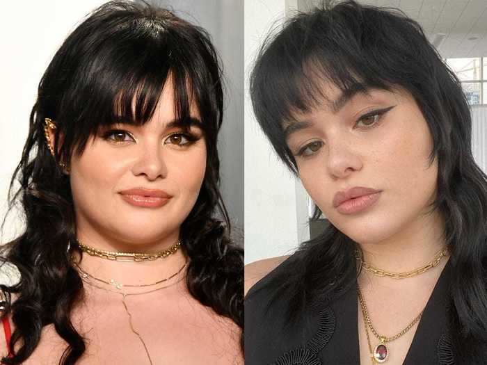 Barbie Ferreira showed off her mullet with an Instagram selfie at the start of 2020.