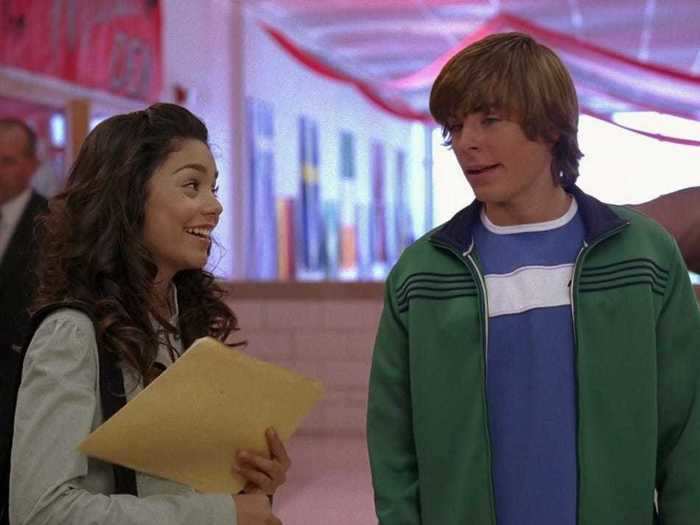 "HSM" was filmed at an actual high school in Utah, while classes were in session.