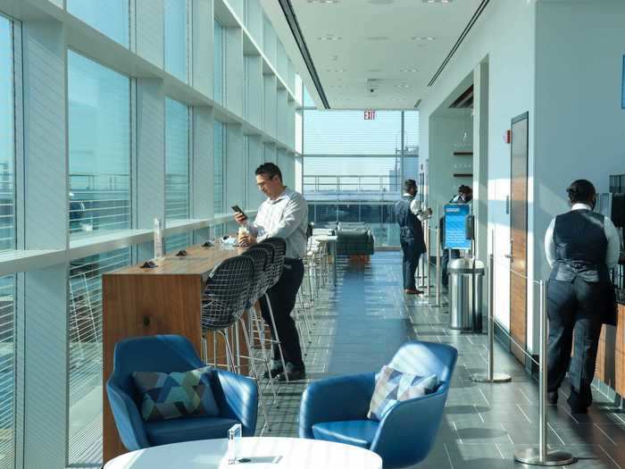 2. The largest Centurion Lounge in the world: Over 15,000 square feet is available to passengers in Amex