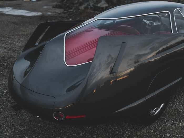 And Bertone succeeded in making the cars very efficient — the black 1953 BAT 5 clocked a top speed of 123.6 mph despite its small 43-horsepower engine.