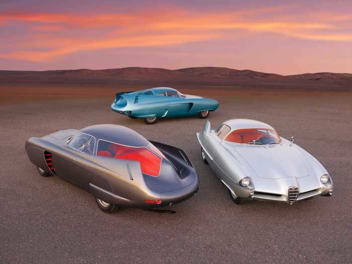 Three gorgeous Alfa Romeo concept cars from the 1950s are up for sale through RM Sotheby