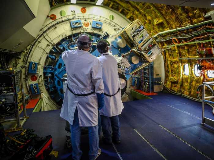 Deployments often see the aircraft and its telescope venture to the Southern Hemisphere during the change of the seasons to take advantage of the longer nights.