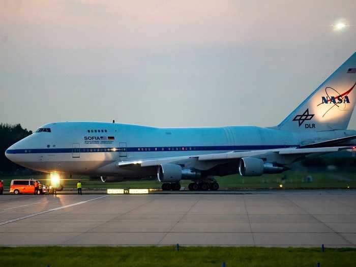 Though based in California between the Armstrong Flight Research Center and Ames Research Center, this Boeing 747SP