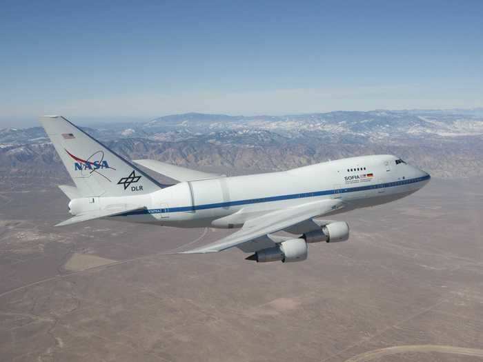 Meet SOFIA, short for Stratospheric Observatory for Infrared Astronomy, one of many aircraft that NASA employs for research missions.