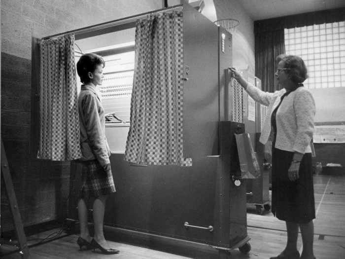 Automatic voting machines remained the primary method of voting for decades.