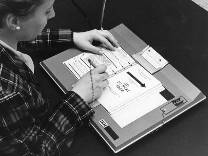 In the 1960s, punch-card voting systems came onto the scene.