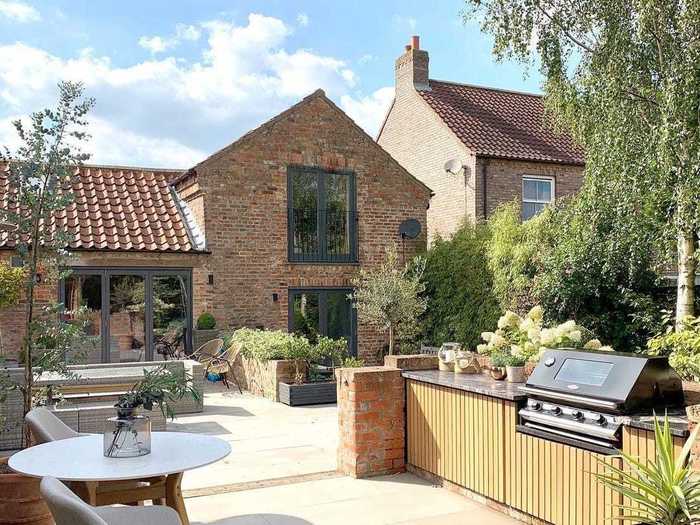 This converted barn in York, England, was once used by a local farm as cattle sheds and grain stores.