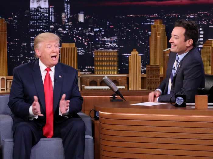 Jimmy Fallon ruffled Donald Trump