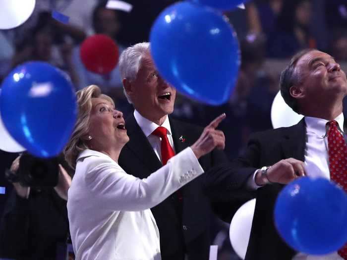 The internet went nuts over the Clintons