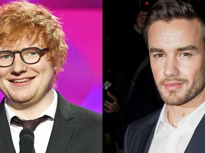 Sheeran wrote with Liam Payne after One Direction split up.