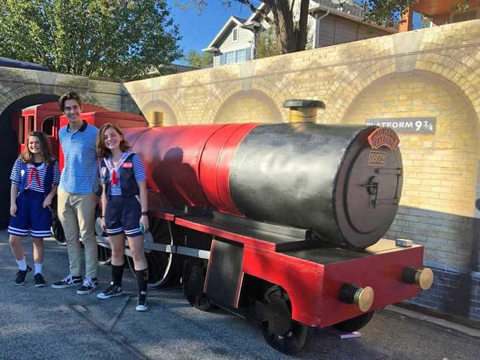 The Pace family has been transforming their yard in Austin, Texas, into an ode to the "Harry Potter" series for Halloween since 2017.