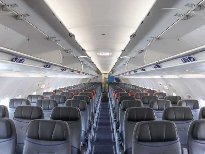 Lo and behold, it was! JetBlue began the two-phase restyling program in 2018 and luckily, this was a "phase two" aircraft with its newest interior.