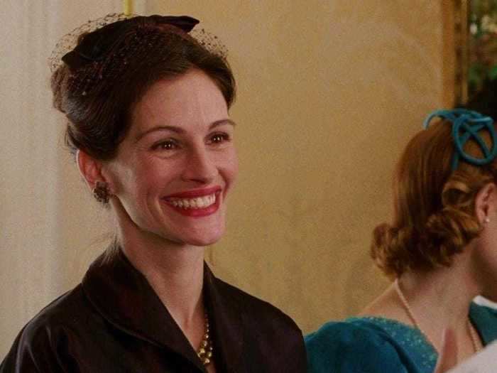 Roberts had a starring role as the bold art-history student in "Mona Lisa Smile" (2003).