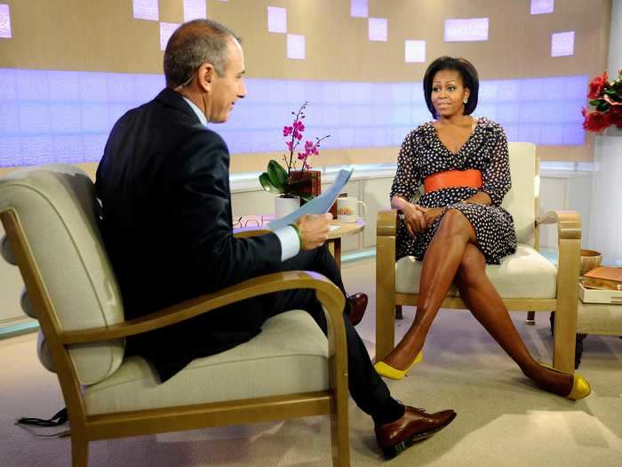 That same year, Obama wore an affordable dress from H&M while appearing on the Today show.