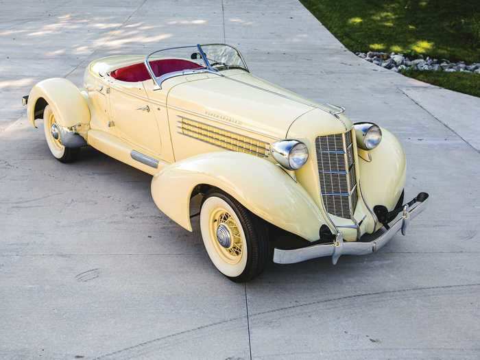 12. 1935 Auburn Eight Supercharged Speedster — $802,500