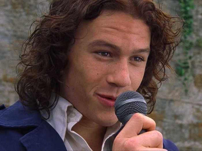 Heath Ledger portrayed bad boy Patrick Verona.