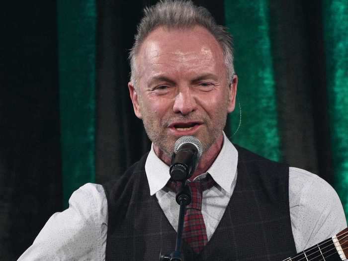 Sting said he "never believed in ghosts" and was "very skeptical about it until I lived with them."