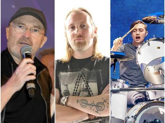 Phil Collins passed his singing and drumming chops down to his two sons, one of whom now tours with him.