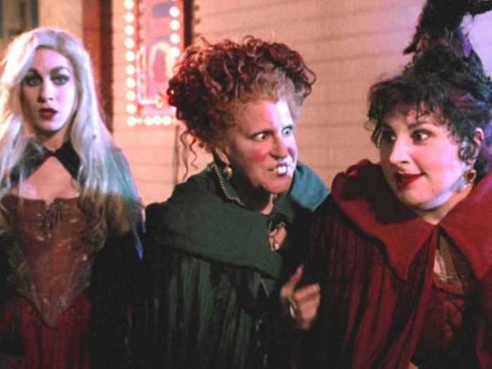 The Sanderson sisters from "Hocus Pocus" have become Halloween favorites.