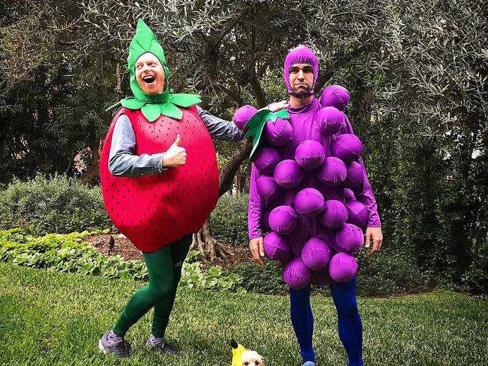 Actor Jesse Tyler Ferguson and husband Justin Mikita were inspired by fruits.