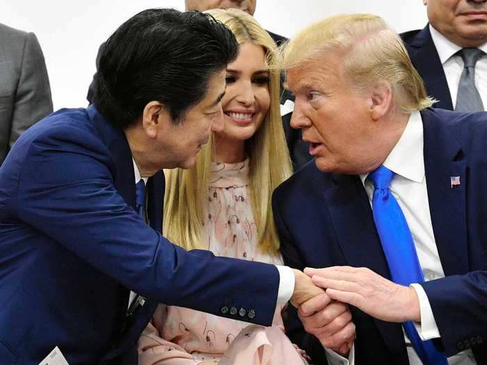 Ivanka again raised eyebrows at the 2019 G20 summit in Osaka, Japan, when she took on the role of a diplomat, attending official meetings alongside her father, and even delivered an official readout from Trump