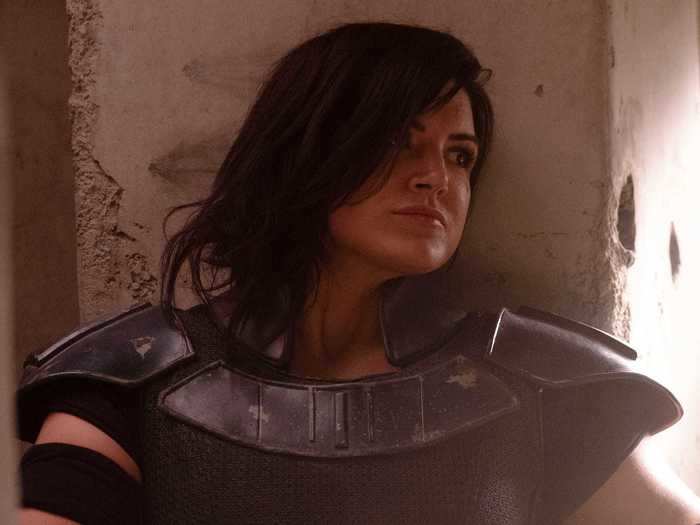 Cara Dune is another outcast fighter who joined the Mandalorian