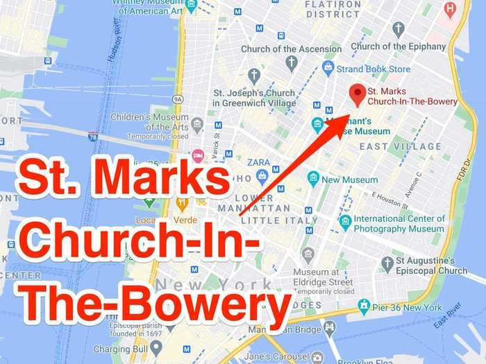 St. Marks Church-In-The-Bowery is in NYC