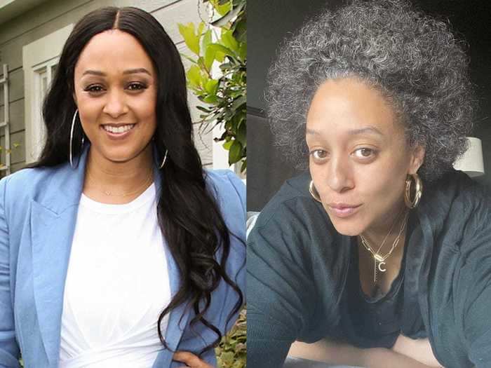 Tia Mowry celebrated her growing hair with a photo, and her no-makeup look was equally as stunning.