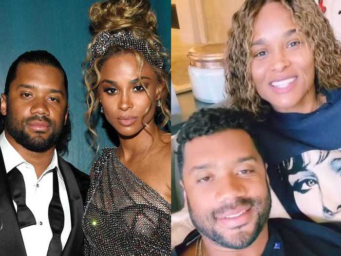 Ciara also went without makeup while staying home early this year.