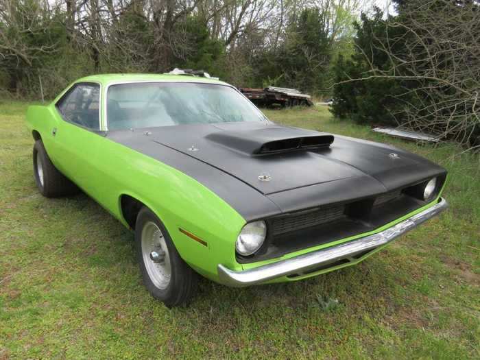 1970 Plymouth Cuda drag car — $22,345