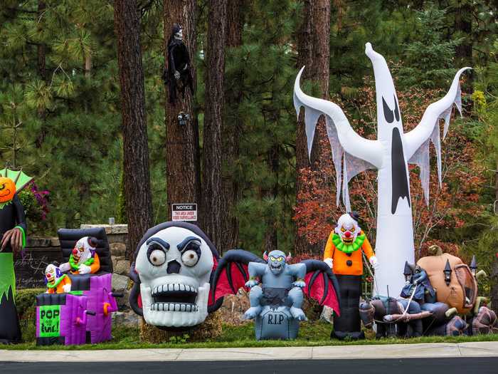 Big Halloween purchases helped home improvement stores that were already doing well despite the pandemic.