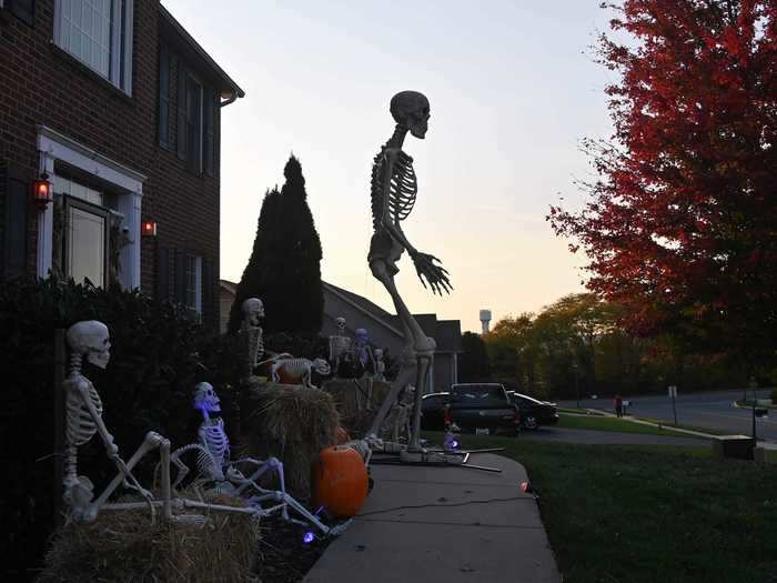 The breakout star of Halloween 2020 is unquestionably the $320, 12 foot skeleton sold by Home Depot.