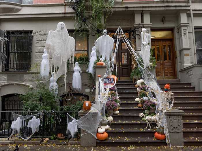 Though overall Halloween spending is slightly down this year, consumers are spending more on home decorations, at an average of $92.12, according to the NRF.