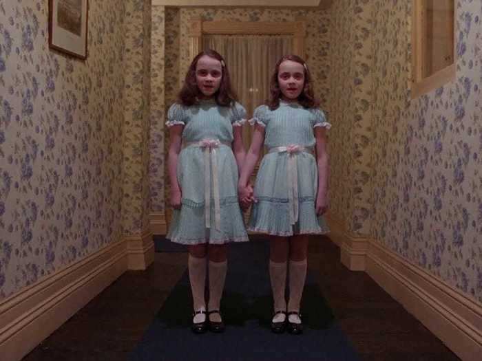 The infamous Grady twins were played by Lisa and Louise Burns.