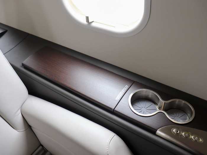 Each club seat also has its own storage compartment along the sidewall.
