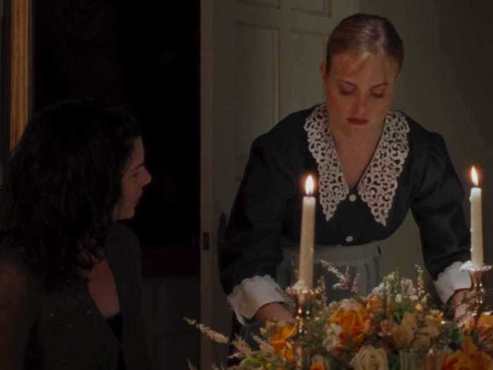 Emily had several different housekeepers and cooks throughout the first season.