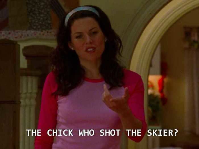 Lorelai is full of niche pop-culture factoids, including one about a French singer.