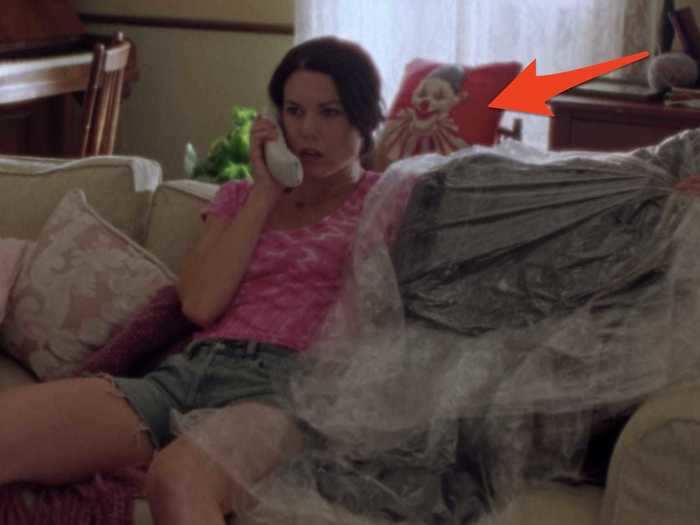 Though Lorelai and Rory have a cozy living room, there