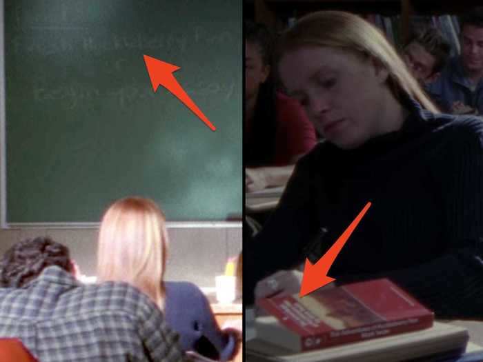 While Rory is still attending Stars Hollow High School, she studies a famous American novel.