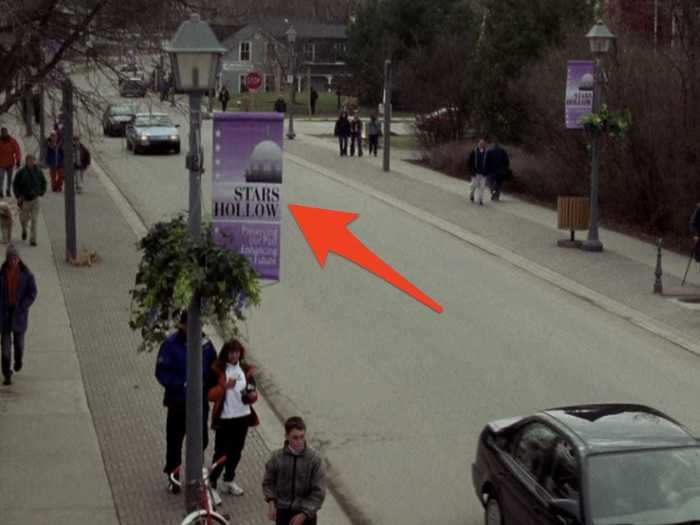 The importance of Stars Hollow is apparent from the very first shot.