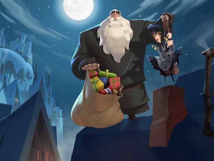 "Klaus" (2019) is an animated flick filled with Christmas myth.