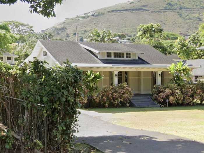 A young Barack Obama lived in this single-family craftsman home in Honolulu, Hawaii.