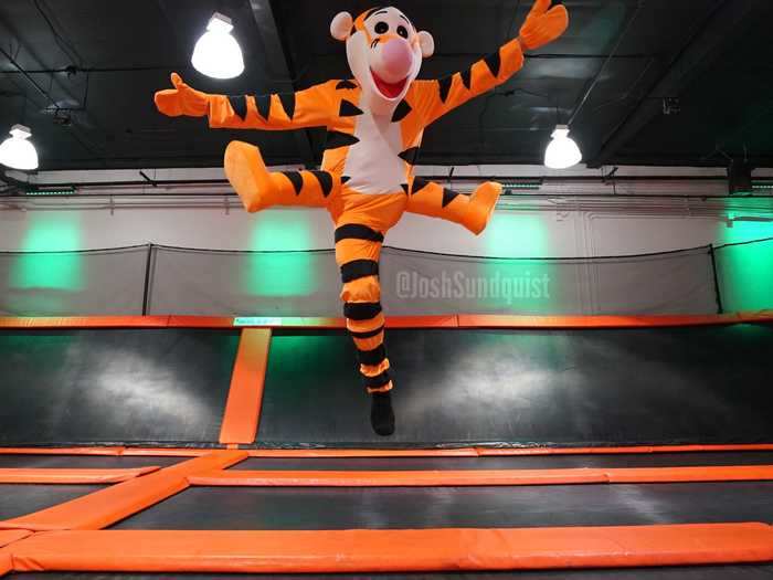 In 2017, he took on the role of Tigger from "Winnie the Pooh."