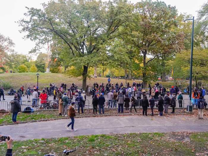 On the south side of Central Park, I followed the sound of music and found this outdoor dance party.