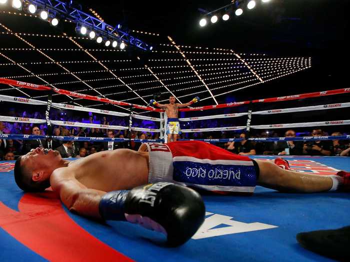 11: Vasiliy Lomachenko — 14 wins (10 knockouts) against two losses.