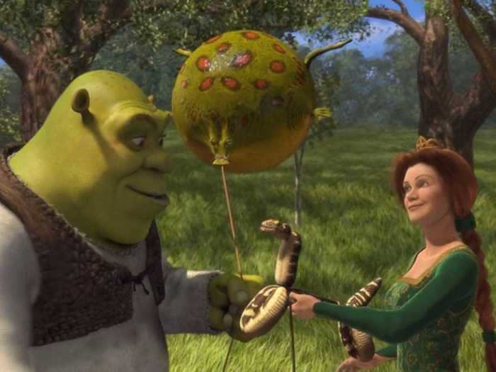 "Shrek" (2001) is a surprisingly in-depth, humorous fairy-tale film.