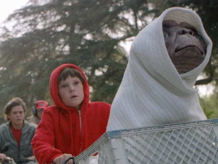 "E.T. the Extra-Terrestrial" (1982) is a touching look at childhood.